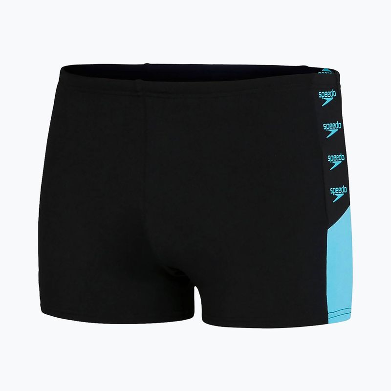 Vyriški Speedo Boom Logo Splice maudymosi bokseriai juodi 12823F888 5
