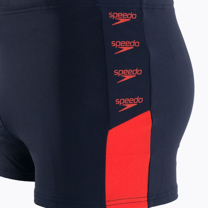 Vyriški Speedo Boom Logo Splice maudymosi bokseriai tamsiai mėlyni 12824F889 3