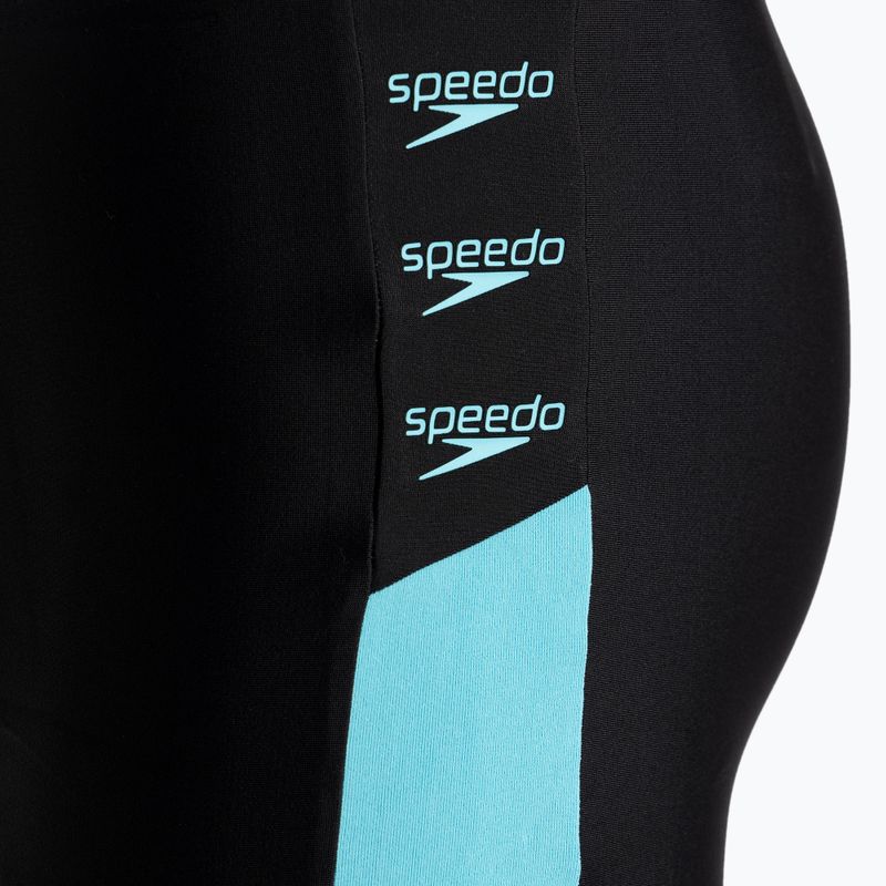 Speedo Boom Logo Splice vaikiškos maudymosi kelnės juodos 12823F888 3