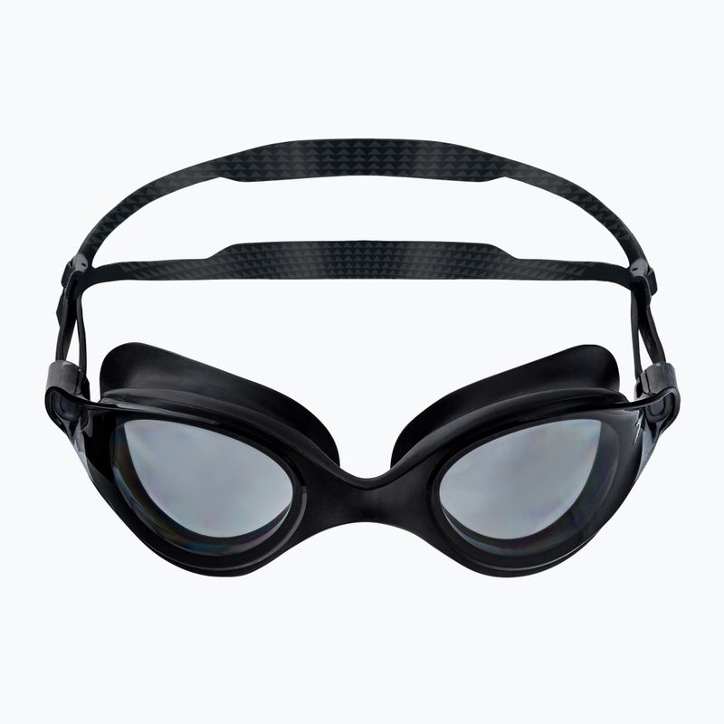 Speedo Vue juodi/sidabriniai/šviesiai dūminiai plaukimo akiniai 68-10961G794 2