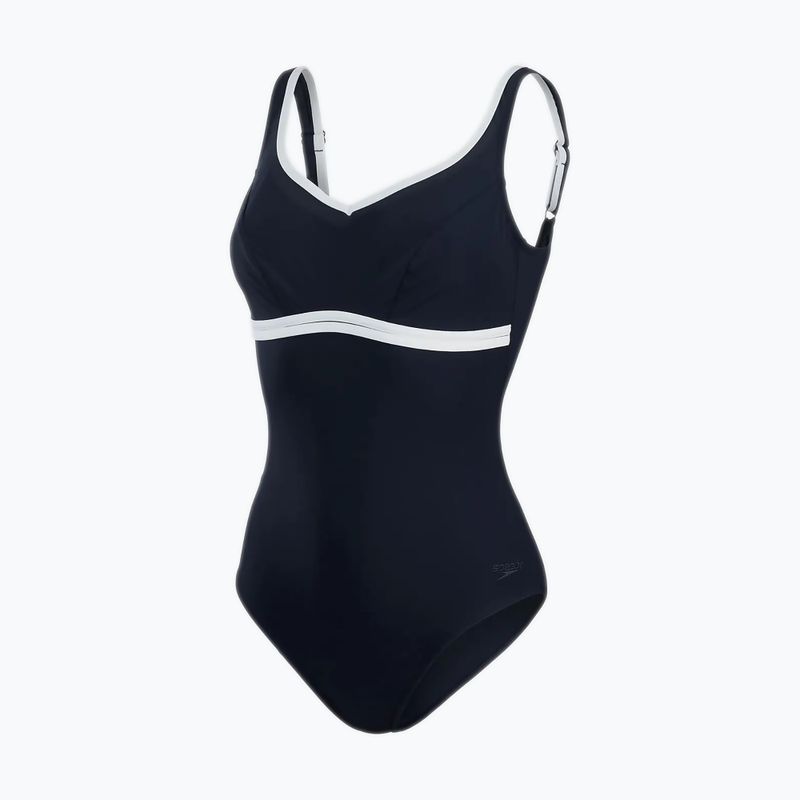 Speedo ContourLuxe Solid Shaping moteriškas vientisas maudymosi kostiumėlis tamsiai mėlynas 68-10417G709 7