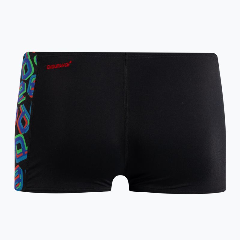 Speedo Digi Allover Panel vaikiški plaukimo bokseriai juodi 68-09530G685 2
