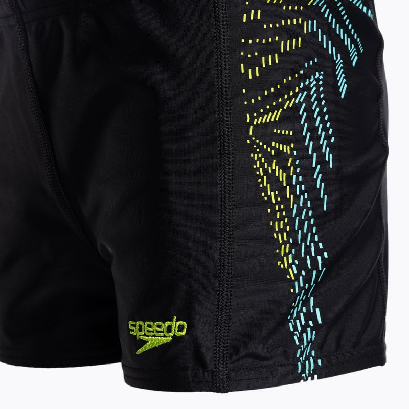 Speedo Plastisol Placement vaikiškos maudymosi kelnės juodos 68-09530G690 3