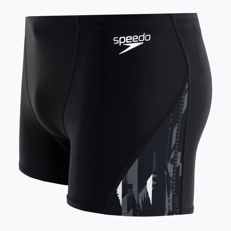 Vyriški Speedo Allover V-Cut maudymosi bokseriai juodi 68-113669177 3