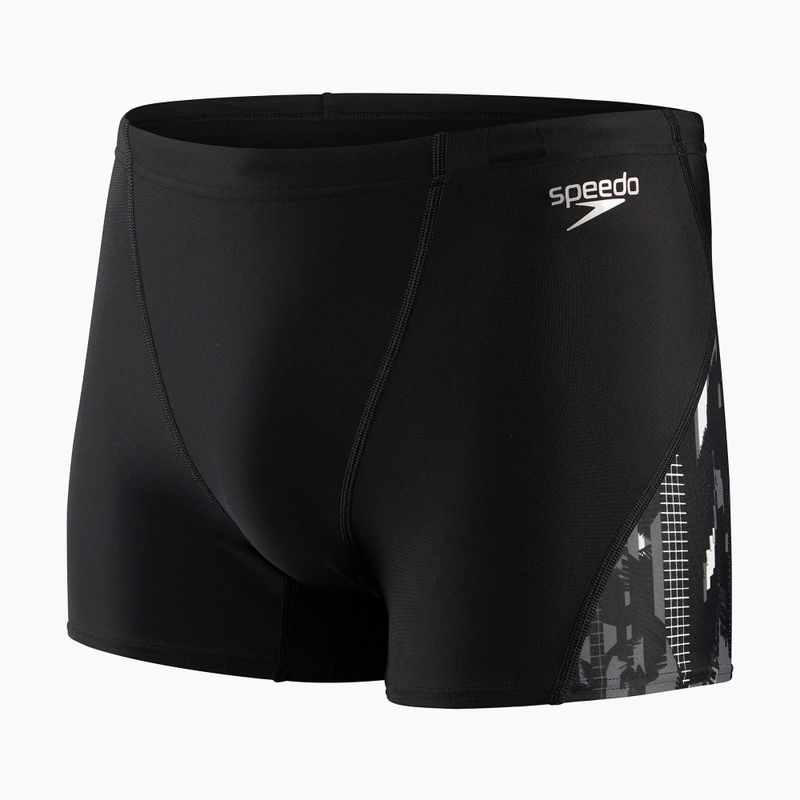 Vyriški Speedo Allover V-Cut maudymosi bokseriai juodi 68-113669177 4