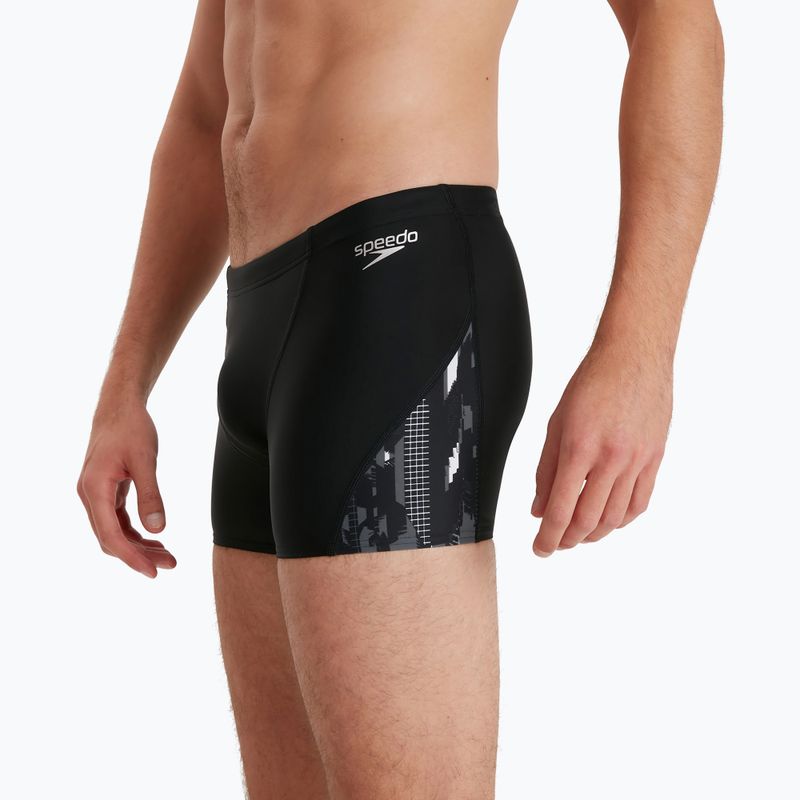 Vyriški Speedo Allover V-Cut maudymosi bokseriai juodi 68-113669177 5