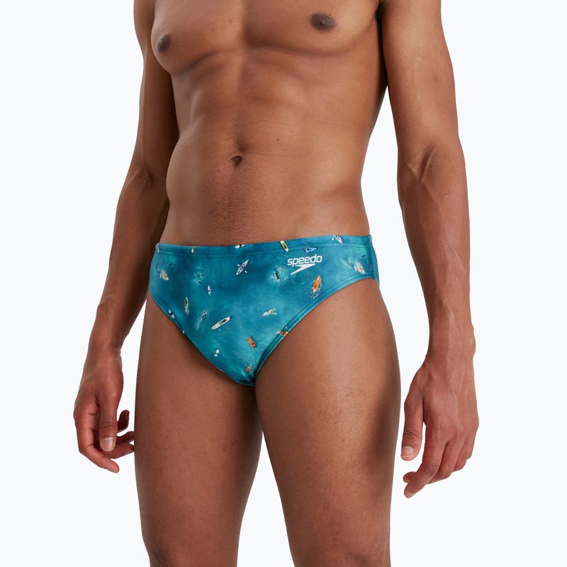 Vyriškos maudymosi kelnaitės Speedo Escape 5cm Brief blue 68-13452G662 5