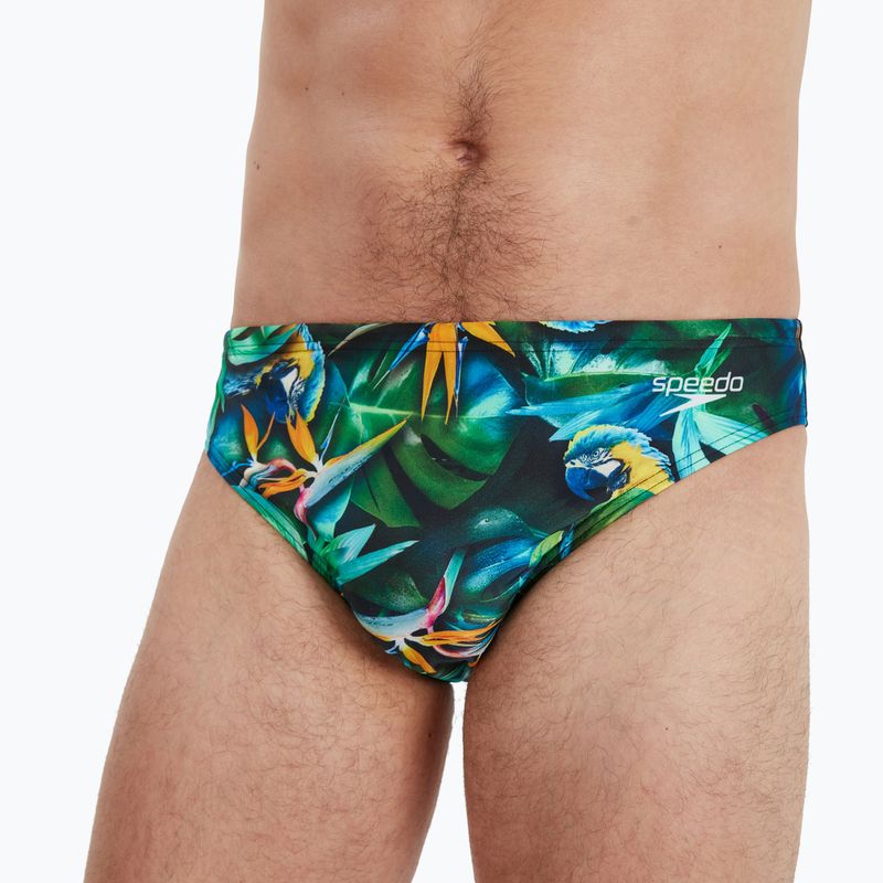Vyriškos maudymosi kelnaitės Speedo Escape 5cm Brief žalia 68-13452G676 2