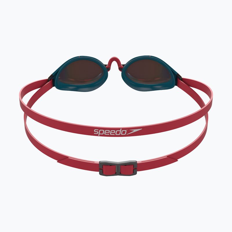 Speedo Fastskin Speedsocket 2 Mirror plaukimo akiniai Phoenix red/nordic teal/fire gold 68-10897H216 8