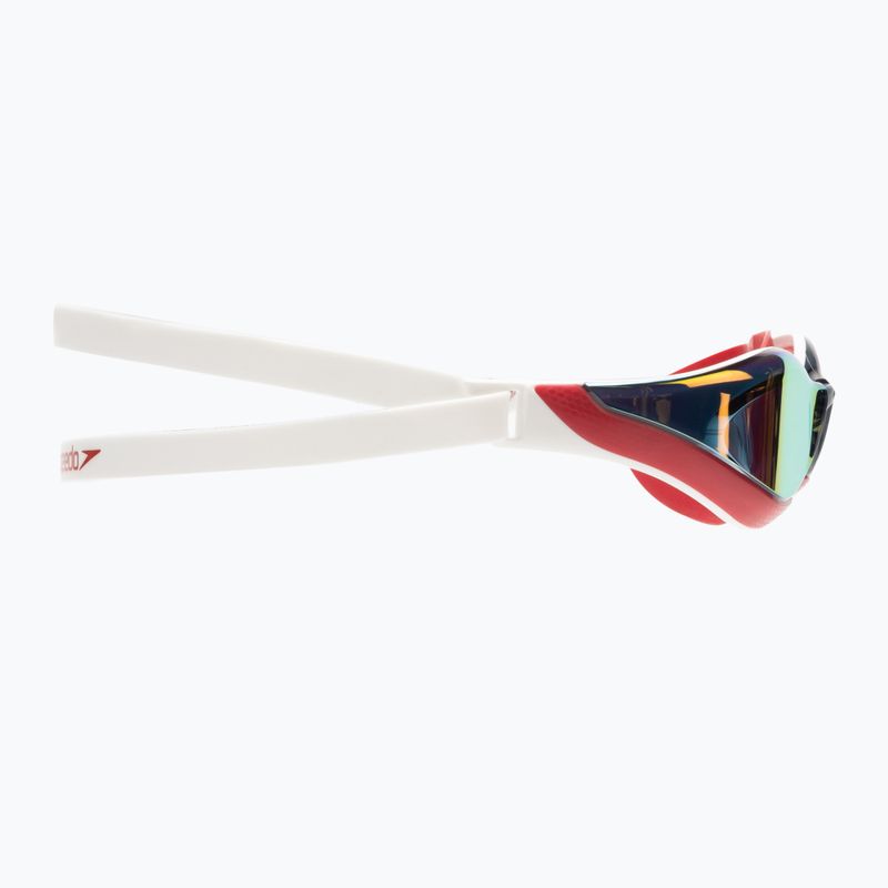 Speedo Fastskin Pure Focus Mirror plaukimo akiniai balti/fenix red/usa charcoal 68-11778H224 3
