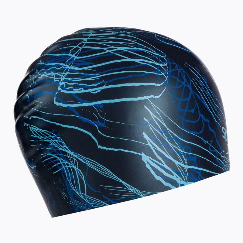Speedo ilgaplaukė margaspalvė plaukimo kepuraitė 68-11306