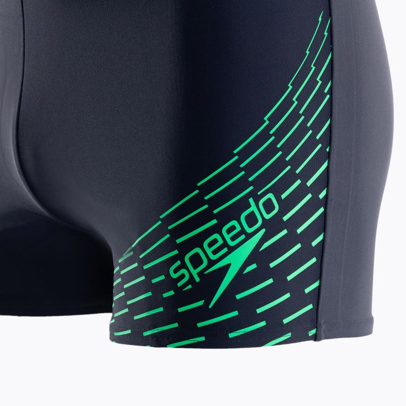 Vyriški Speedo Medley Logo Aquashort maudymosi bokseriai tamsiai mėlyni 68-11354 3