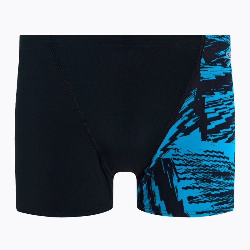 Vyriški Speedo Allover V-Cut Aquushort maudymosi bokseriai D812 black 68-09734D812