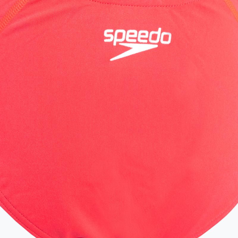 Speedo Lane Line Back Solid pink 68-13441 vaikiškas vientisas maudymosi kostiumėlis 3