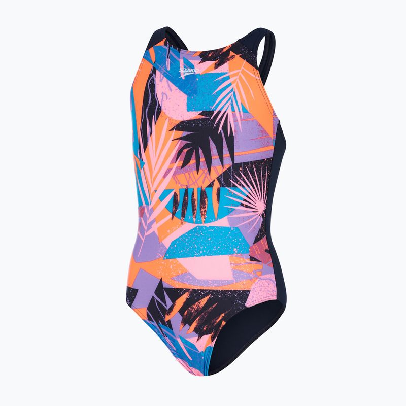 Speedo Allover Pulseback vientisas vaikiškas maudymosi kostiumėlis 68-12676 5