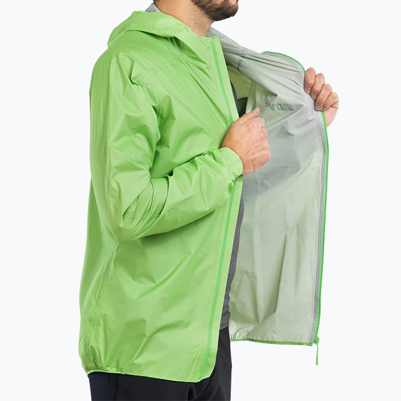 Vyriška bėgimo striukė Inov-8 Raceshell Pro FZ green 8