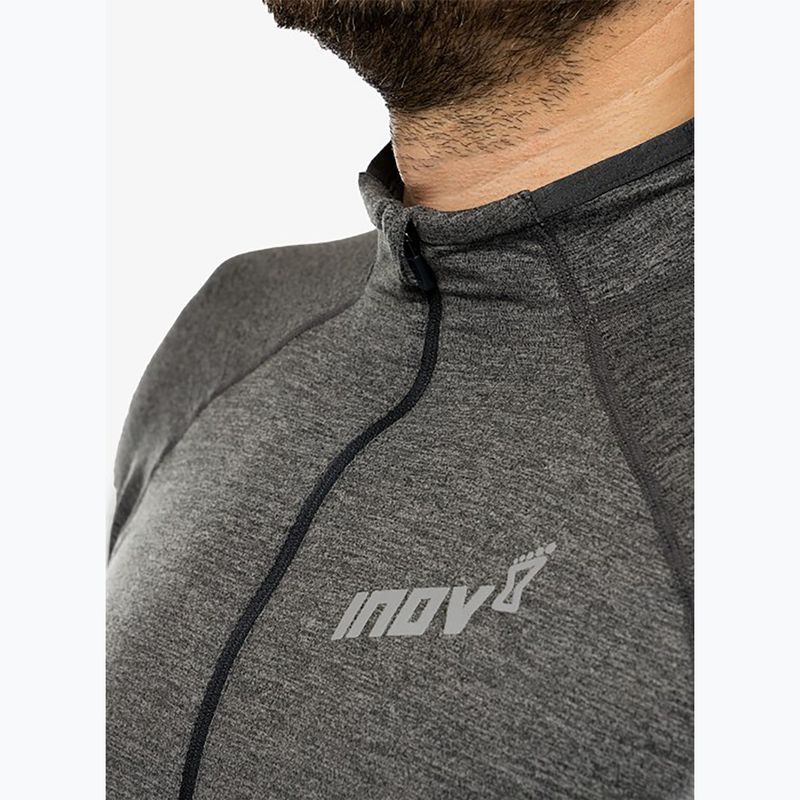 Vyriškas bėgimo džemperis Inov-8 Train Elite Mid Half Zip dark grey 4