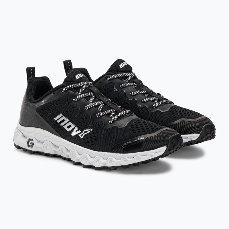 Vyriški bėgimo batai Inov-8 Parkclaw G280 black/white 4