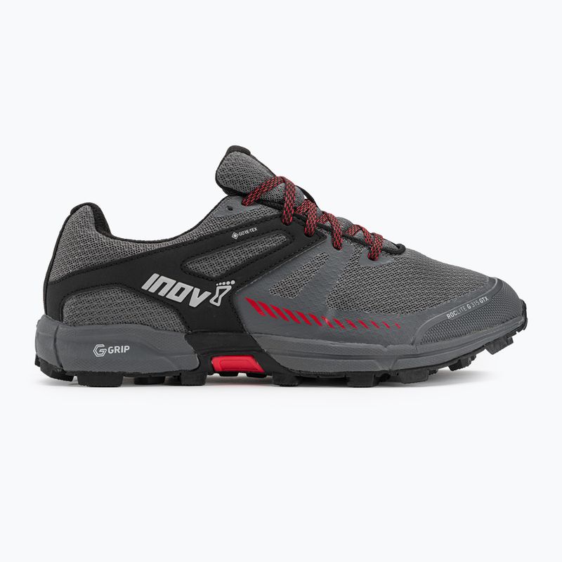 Vyriški bėgimo batai Inov-8 Roclite G 315 GTX V2 grey/black/red 2