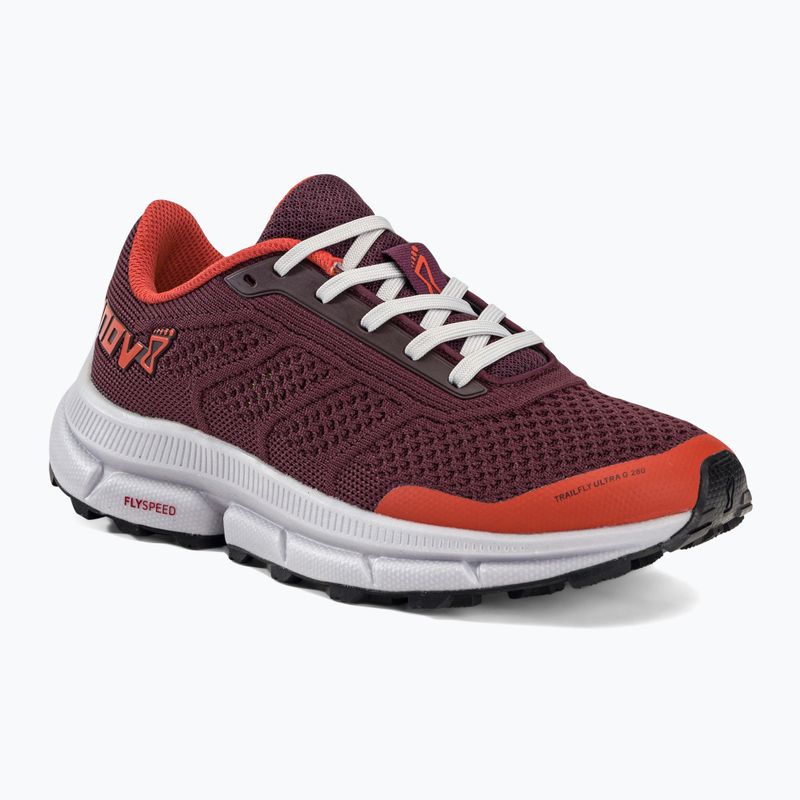 Moteriški bėgimo bateliai Inov-8 Trailfly Ultra G 280 red 001078