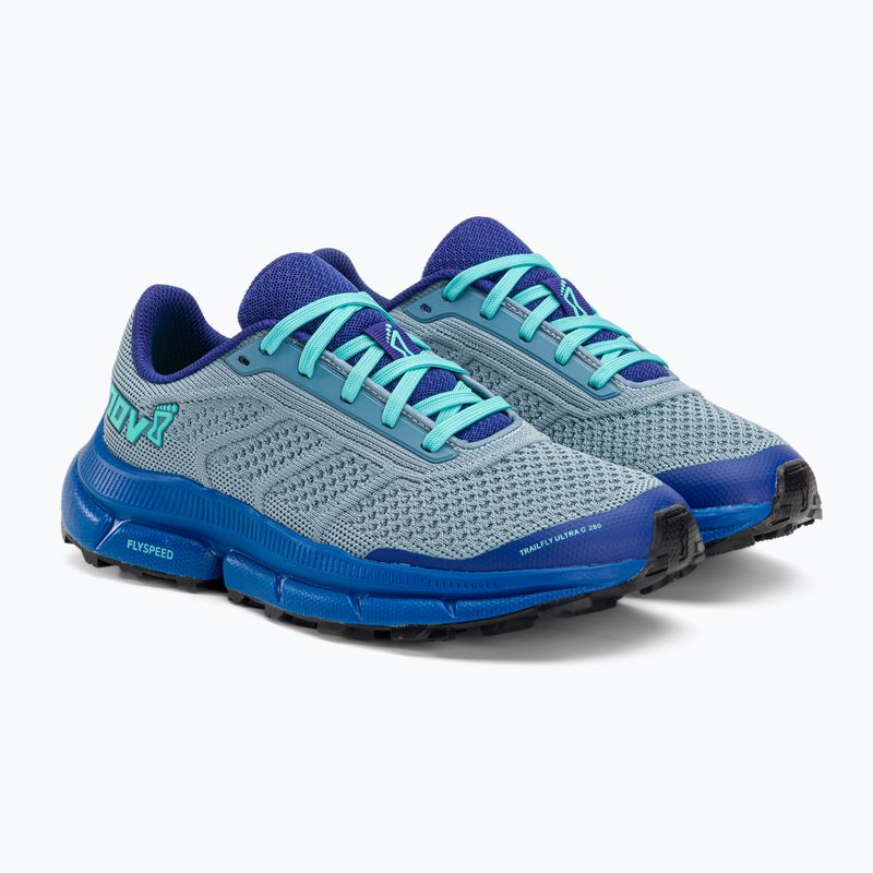 Moteriški bėgimo batai Inov-8 Trailfly Ultra G 280 light blue/blue 4