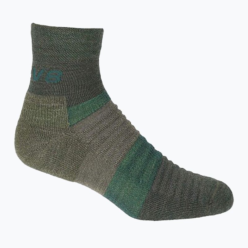 Bėgimo kojinės Inov-8 Active Merino dark green/melange 2