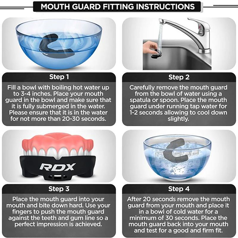 Vaikiška dantų apsauga RDX Mouth Guard green 4