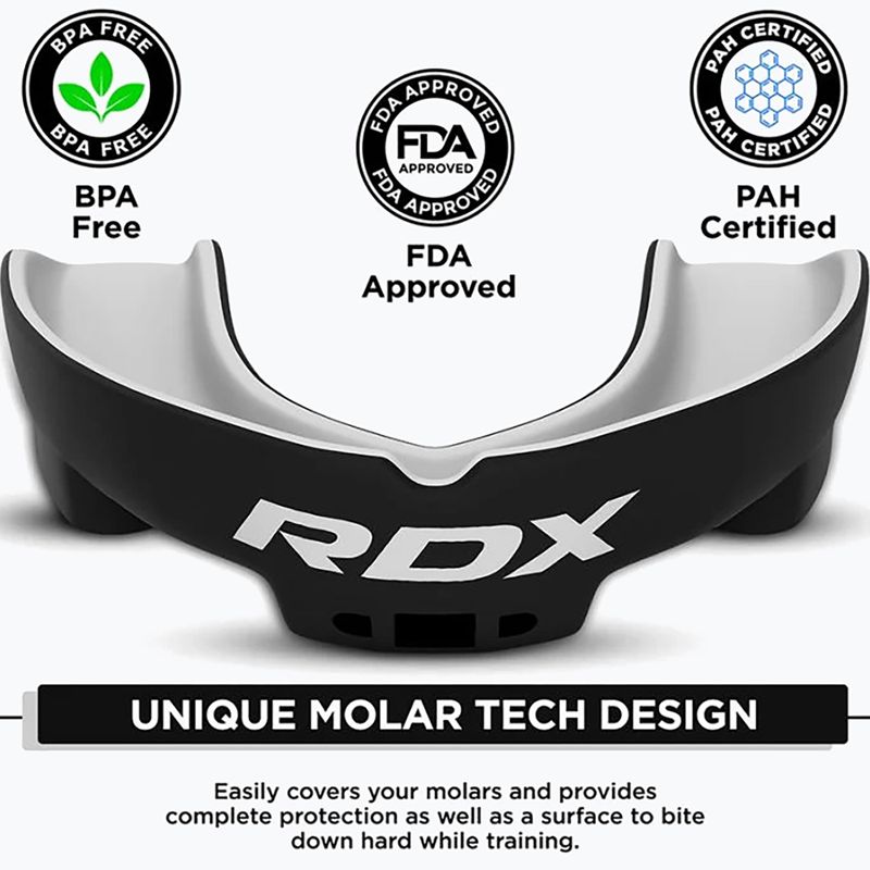 Dantų apsauga RDX Mouth black/white 3