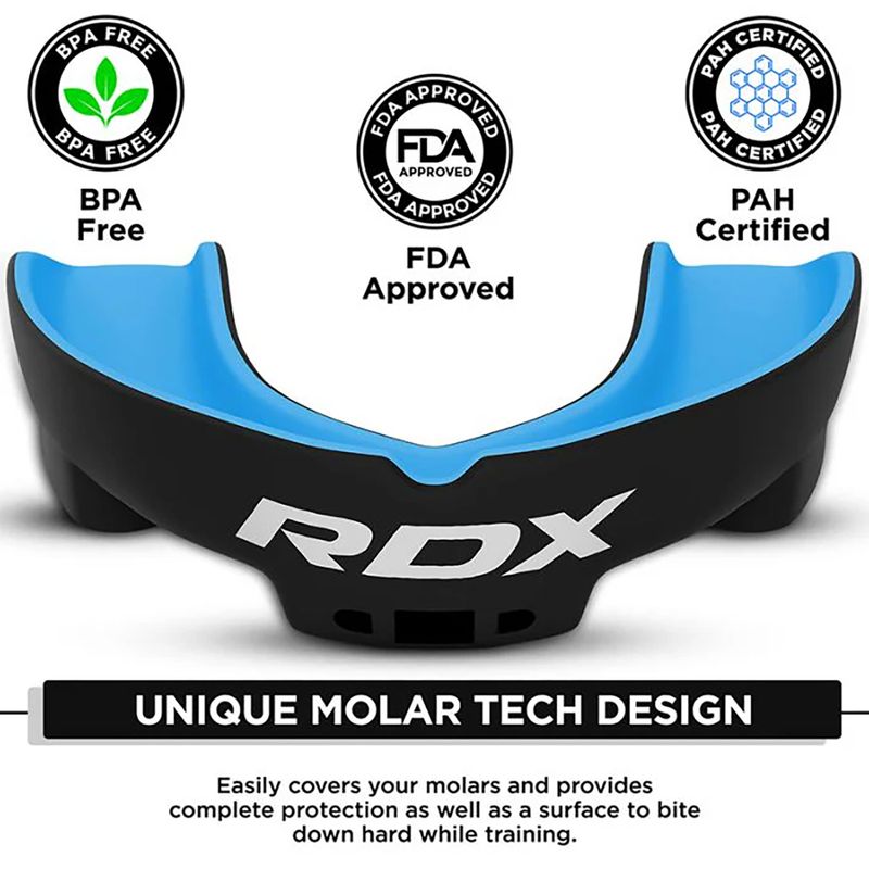Žandikaulio apsauga RDX Mouth Guard blue 2