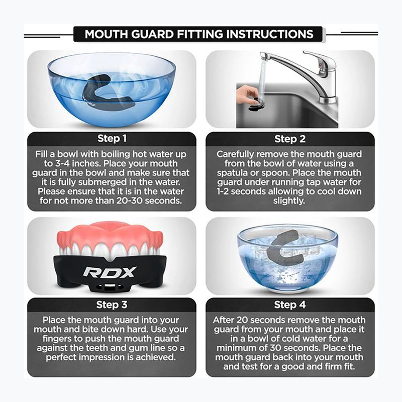 Žandikaulio apsauga RDX Mouth Guard blue 6