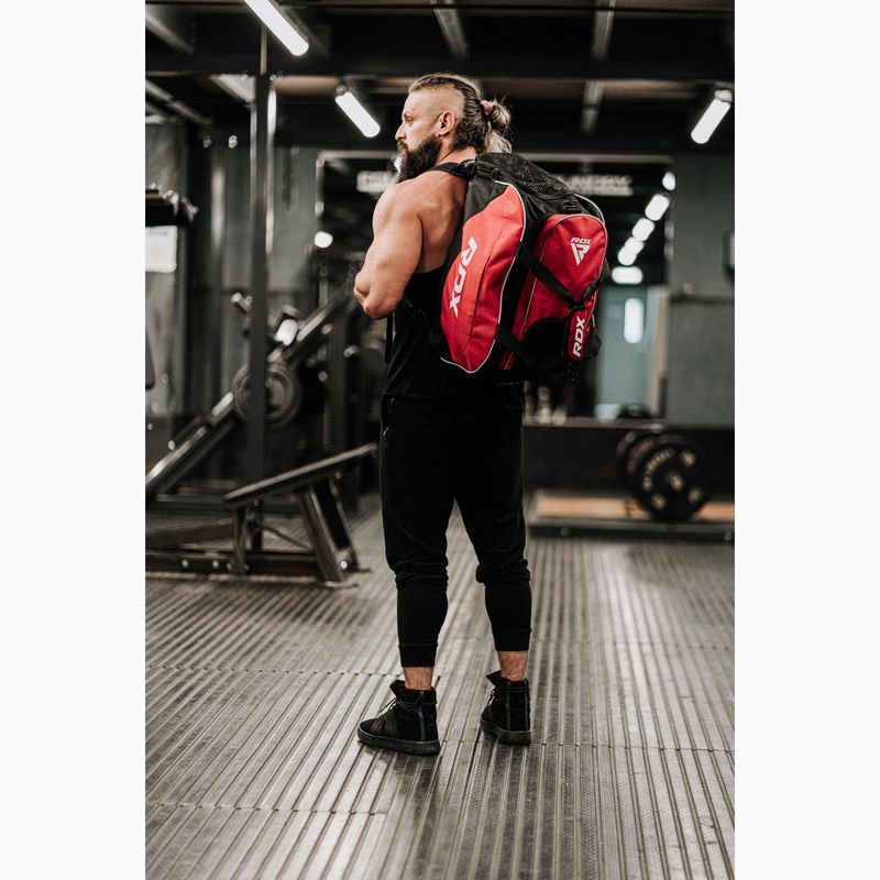 RDX Gym Kit treniruočių krepšys juodai raudonas GKB-R1B 10