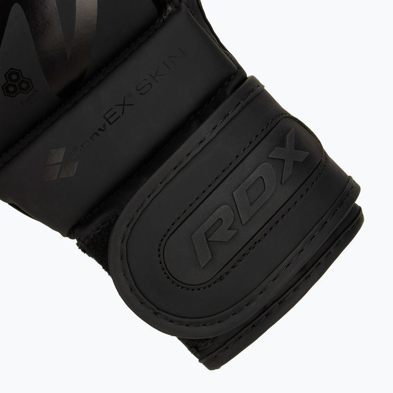 RDX T15 Noir Hybrid matinės juodos graplingo pirštinės 5