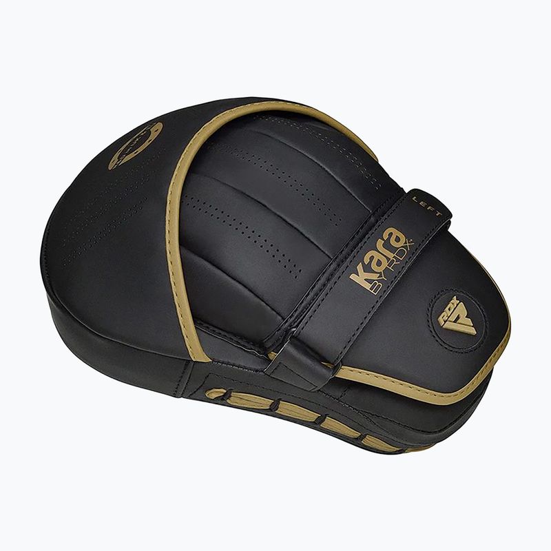 Treniruočių letenos RDX Focus Pad F6 matte golden 4