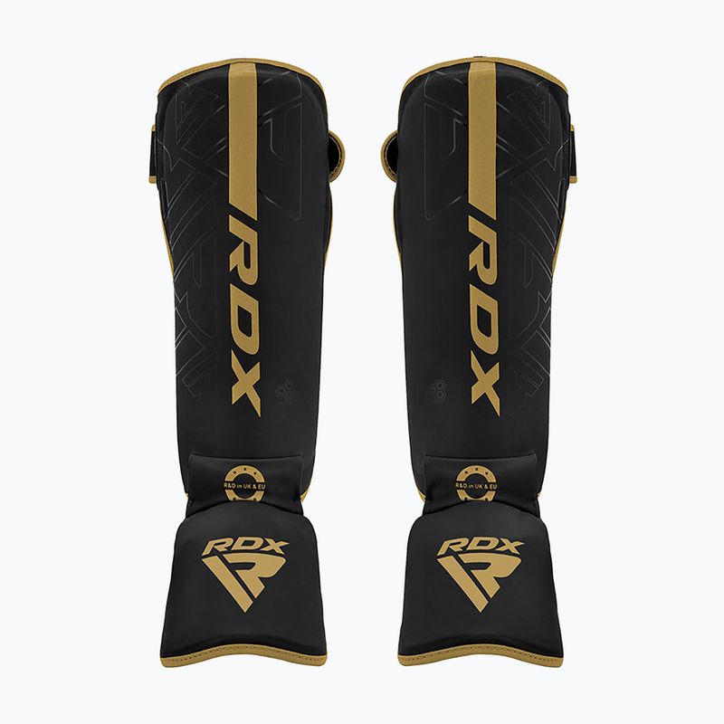 Blauzdų apsaugos RDX F6 Shin Instep matte golden 2