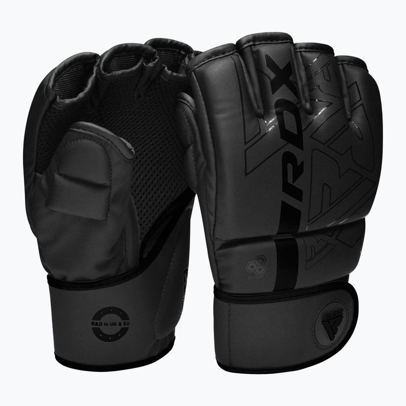 Grappling pirštinės RDX Grappling F6 black 2