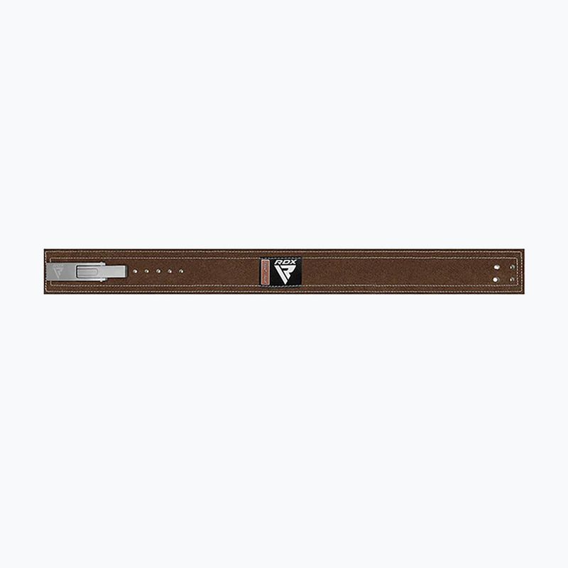 Svorio kilnojimo diržas RDX Pro Liver Buckle Lth brown 4