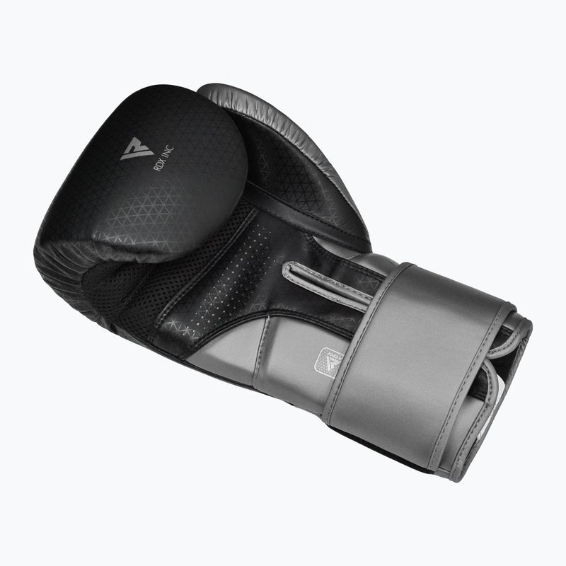 Bokso pirštinės RDX L2 Mark Pro Sparring Boxing Hook & Loop silver 4