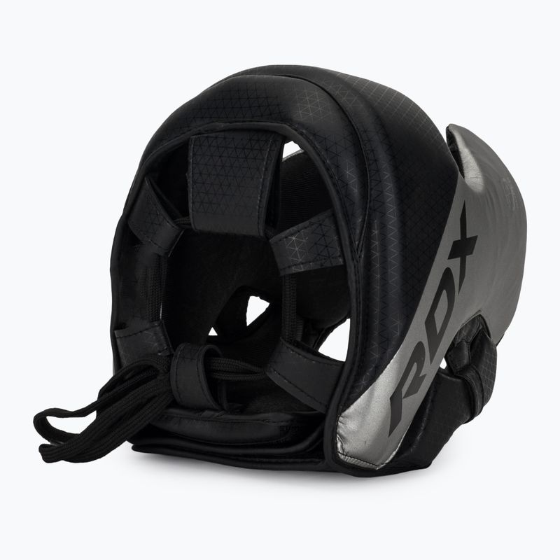 Bokso šalmas RDX L1 Mark Pro Cheek Boxing Training Head Guard silver 6