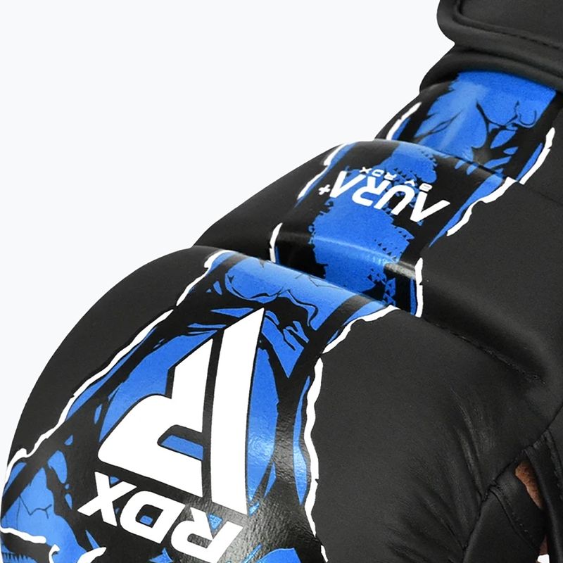 Pirštinės MMA RDX Grappling Shooter New Aura F17 black/blue 6