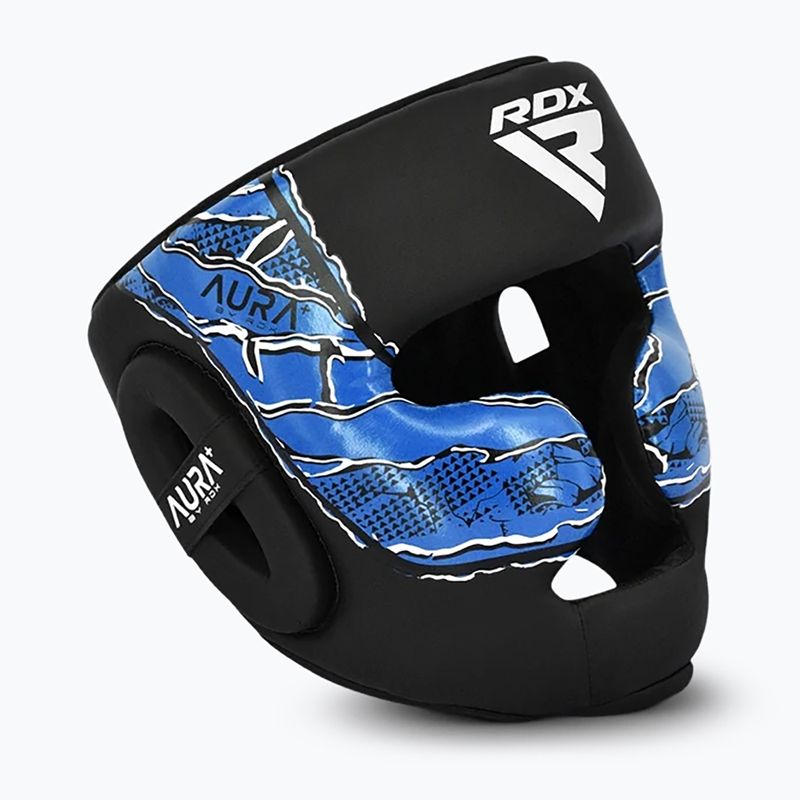 Bokso šalmas RDX New Aura F17 Head black/blue 2
