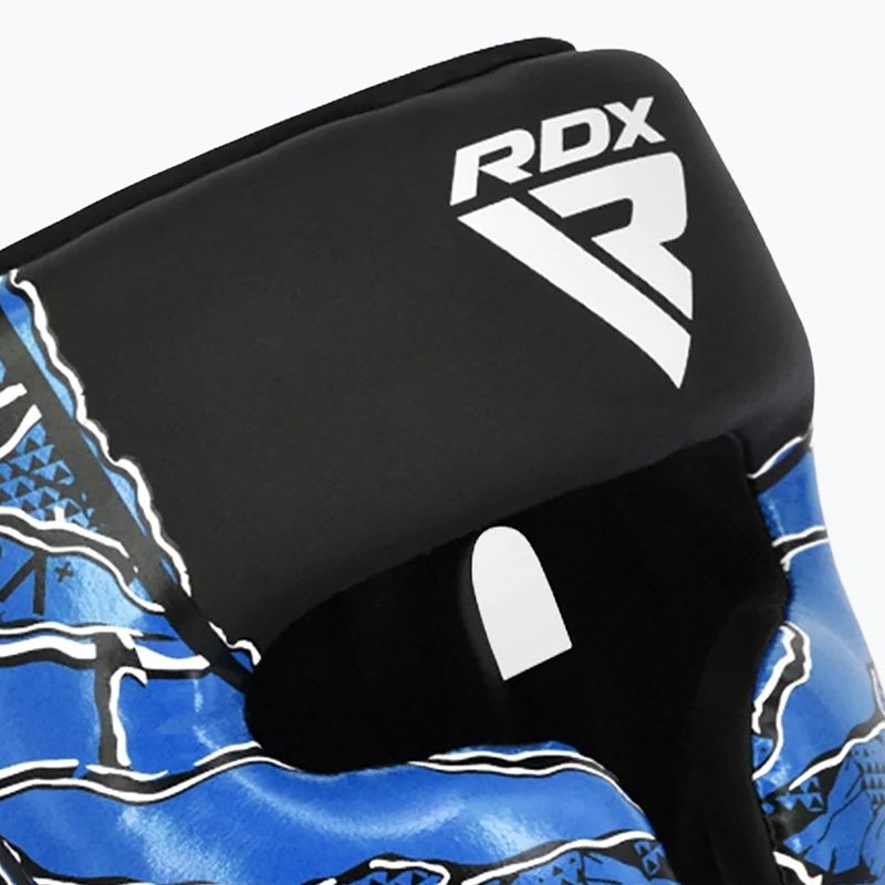 Bokso šalmas RDX New Aura F17 Head black/blue 5