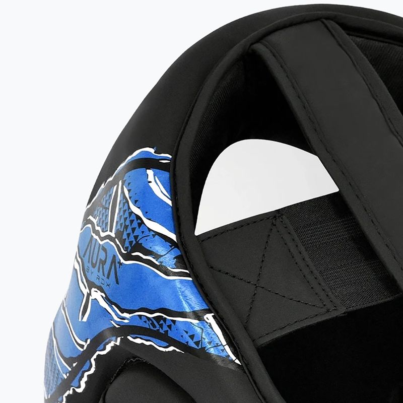 Bokso šalmas RDX New Aura F17 Head black/blue 6