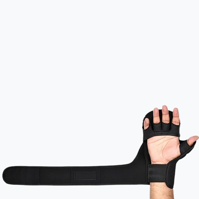 Pirštinės MMA RDX Grappling Shooter New Aura F17 black/red 4