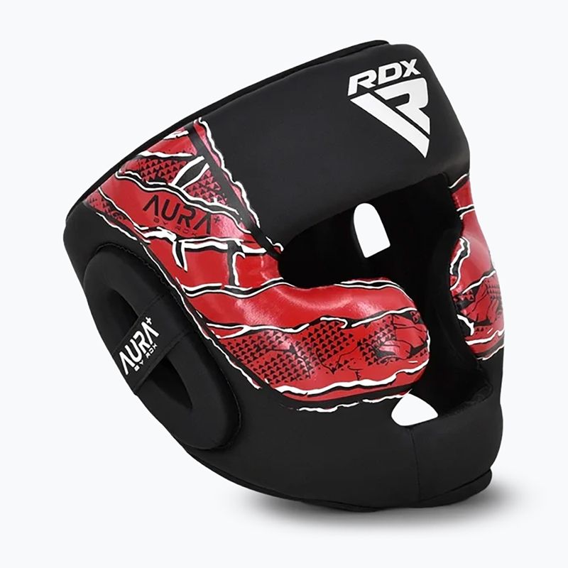 Bokso šalmas RDX New Aura F17 Head black/red 2
