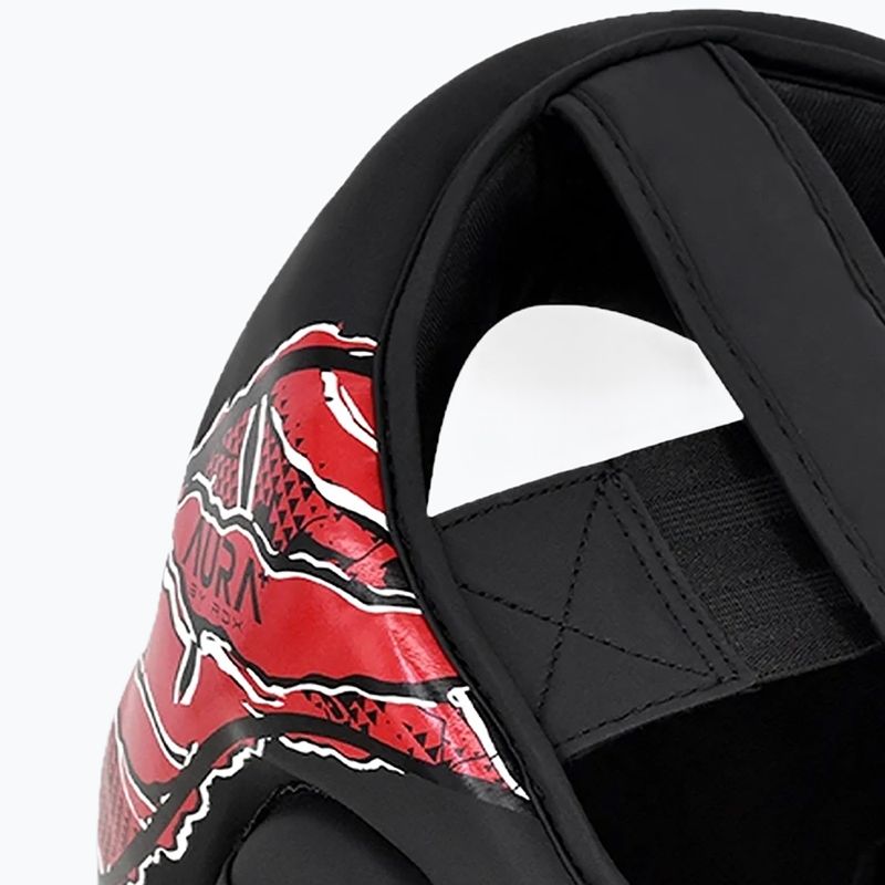 Bokso šalmas RDX New Aura F17 Head black/red 6