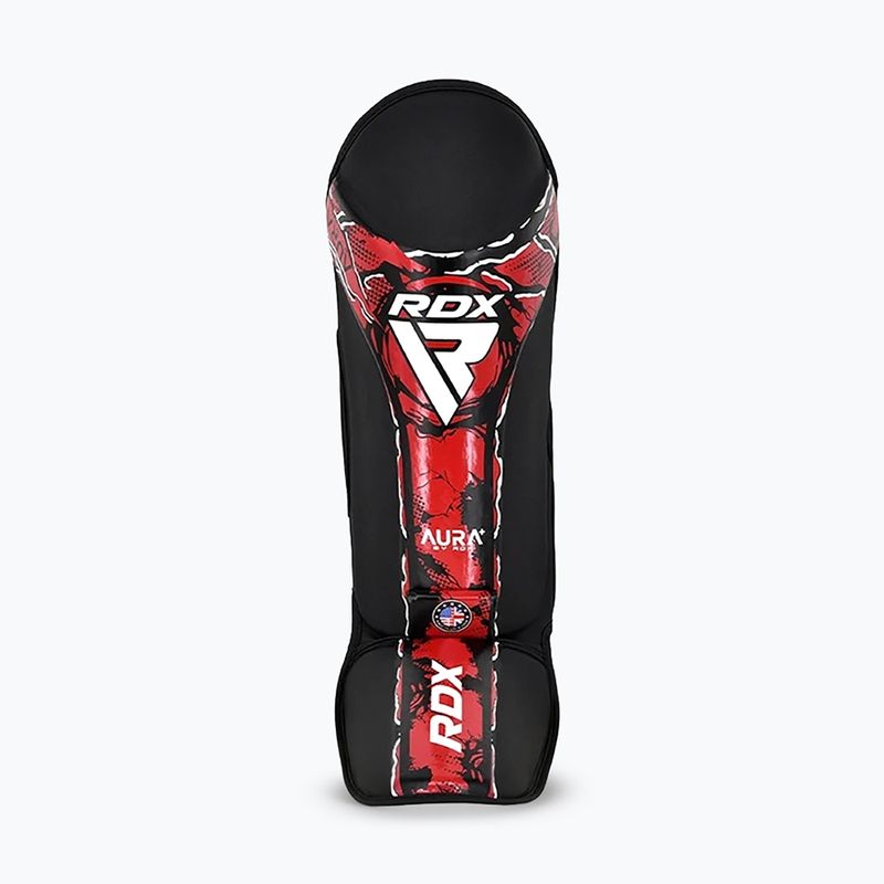 Pėdų ir blauzdų apsaugos RDX Instep New Aura F17 Shin black/red 4