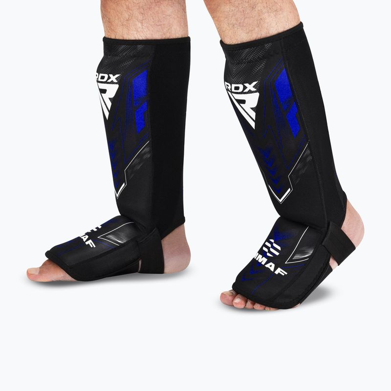 Blauzdų ir pėdų apsaugos RDX IMMAF Approved Neoprene Shin Instep SGN-IMF-1U blue 7