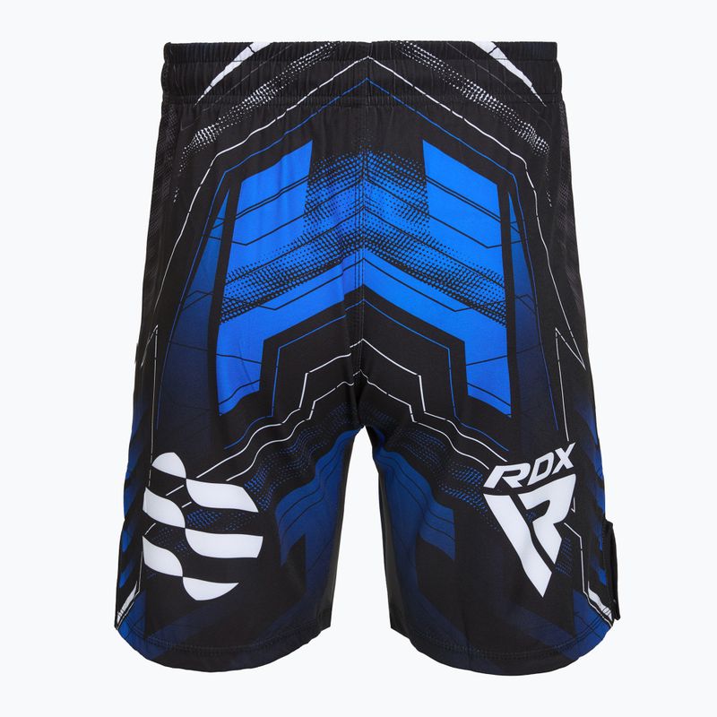 Vyriški treniruočių šortai RDX IMMAF Approved MMA Fight & Training blue 2