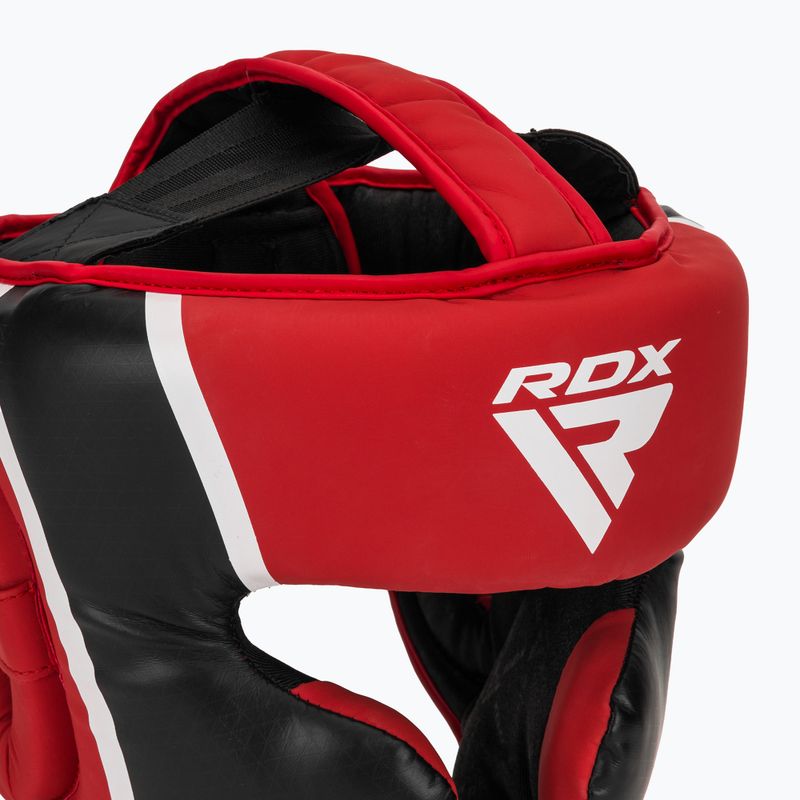 Bokso šalmas RDX Head Guard Aura Plus T-17 red 4