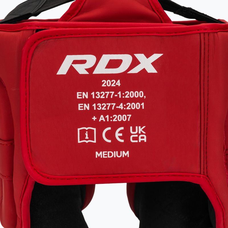 Bokso šalmas RDX Head Guard Aura Plus T-17 red 5
